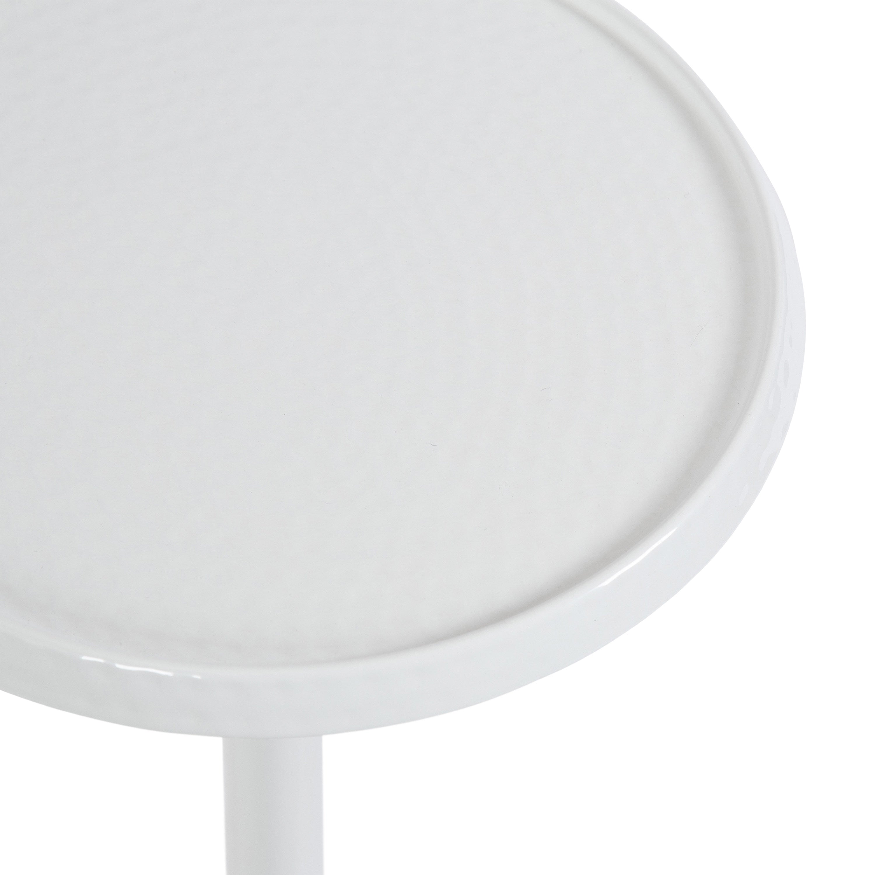 Drink Table White 9x9x23 4