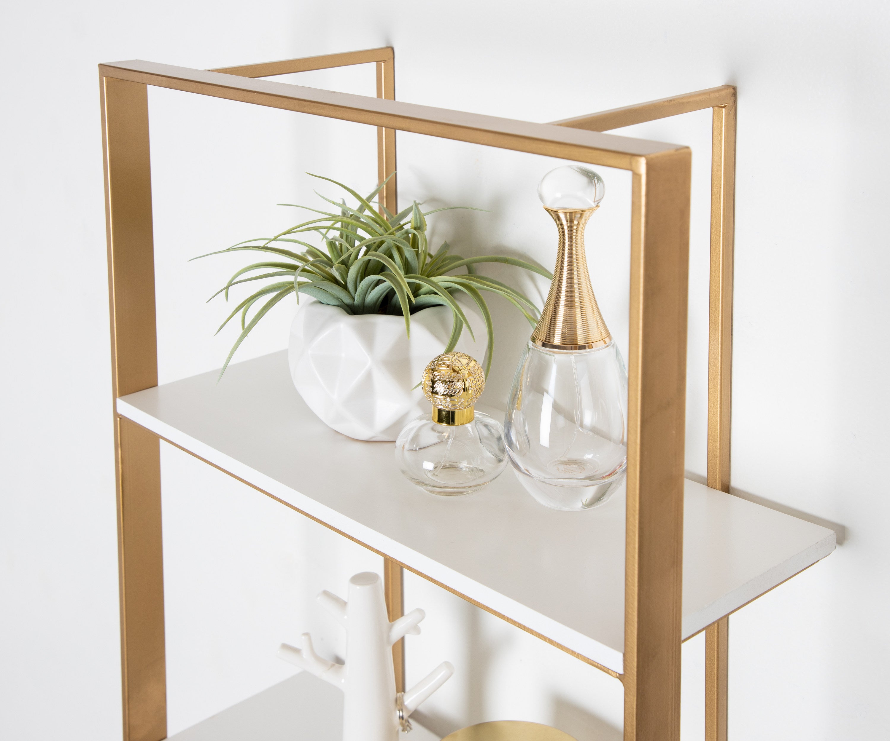 Accent Shelf 15x32 White Gold 8