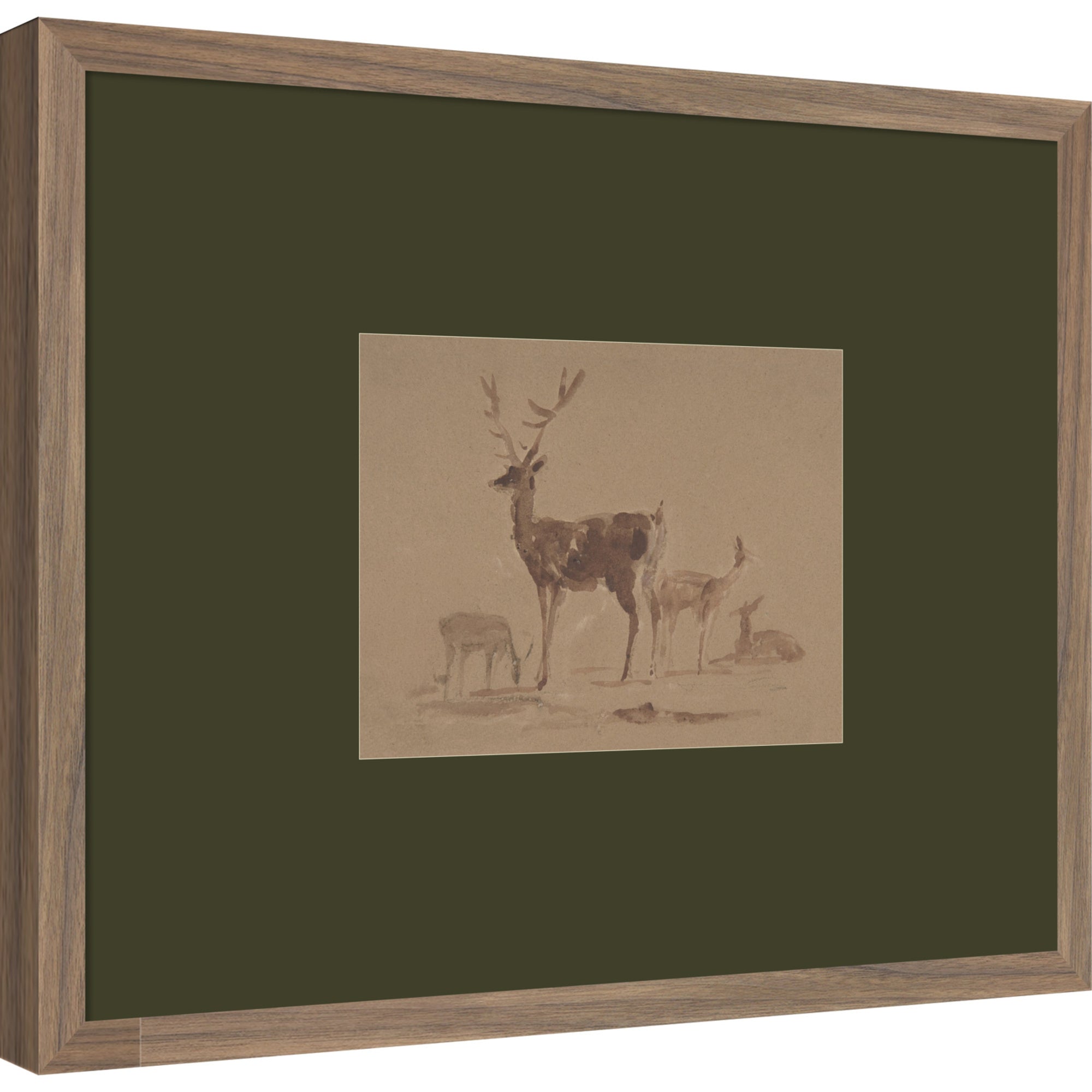 Framed Art Svelte Walnut 21x17 1