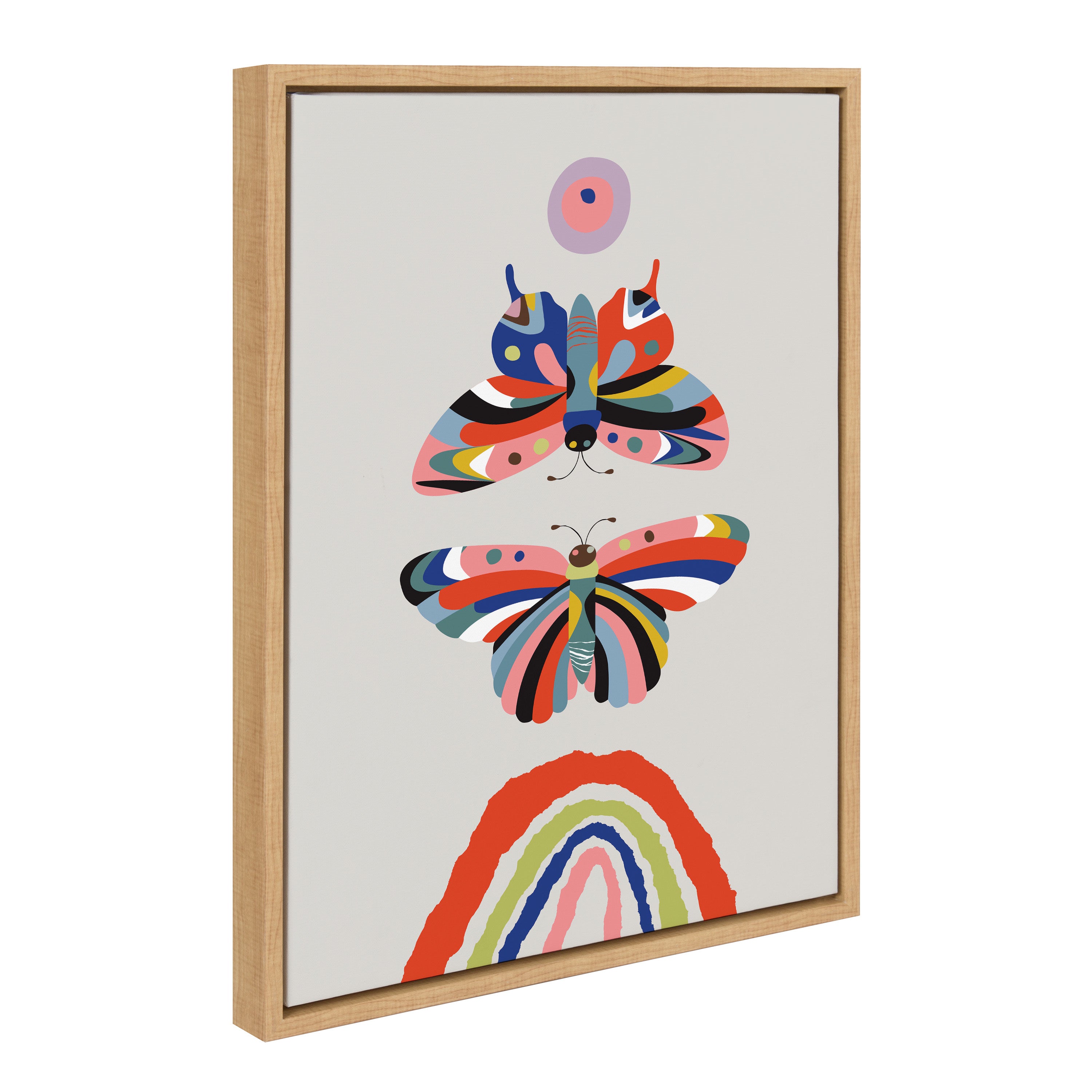 Framed Canvas Sylvie Natural 18x24 1