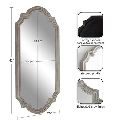 Full Length Mirror Gray 20x42 2