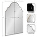 Arch Mirror Silver 20x30 2