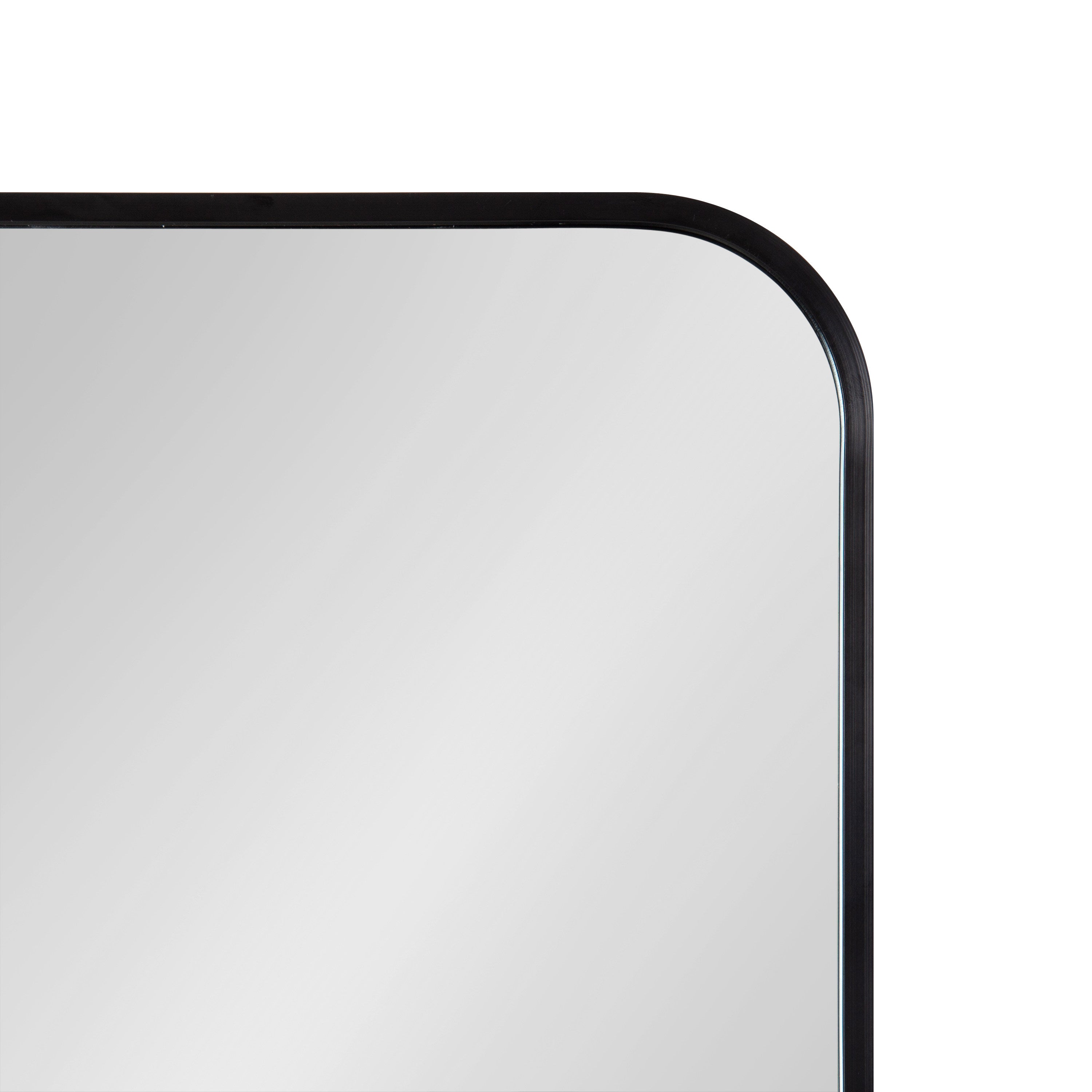 Rectangle Mirror Black 30x42 3