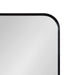 Rectangle Mirror Black 30x42 3