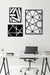 Art Set 3 Piece Set Sylvie Black 6
