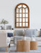Windowpane Mirror Brown 22x38 6