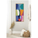 Framed Canvas Sylvie Natural 18x40 6