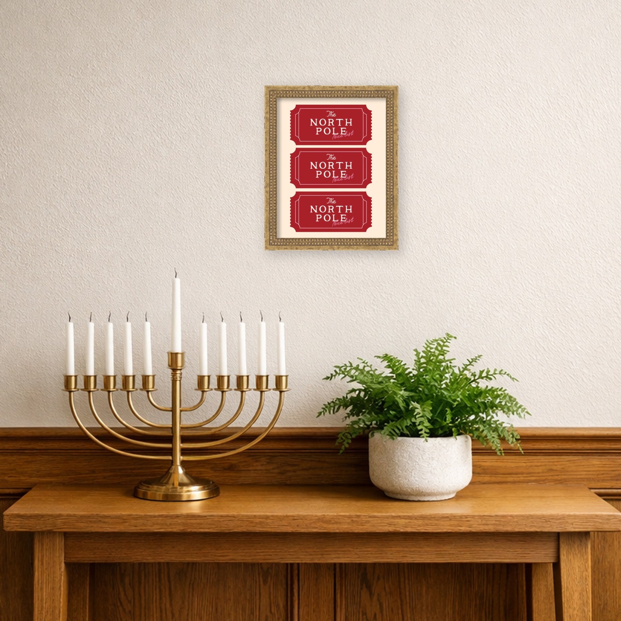Mounted Canvas Castellan Gold 13x16 5