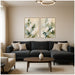 Framed Canvas Sylvie Dark Gold 2 Piece Set 28x38 6