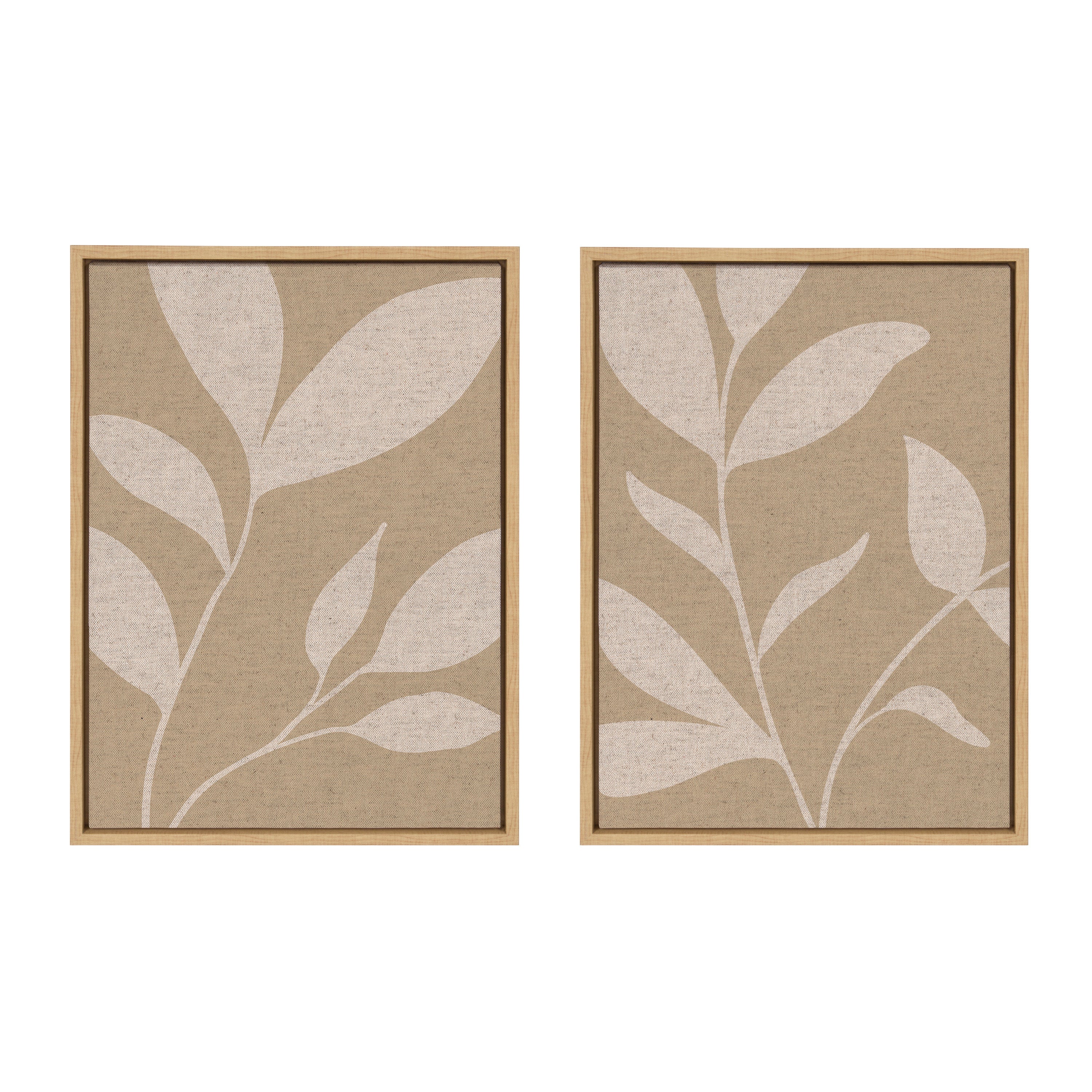 Art Set 2 Piece Set 18x24 Sylvie Natural 1
