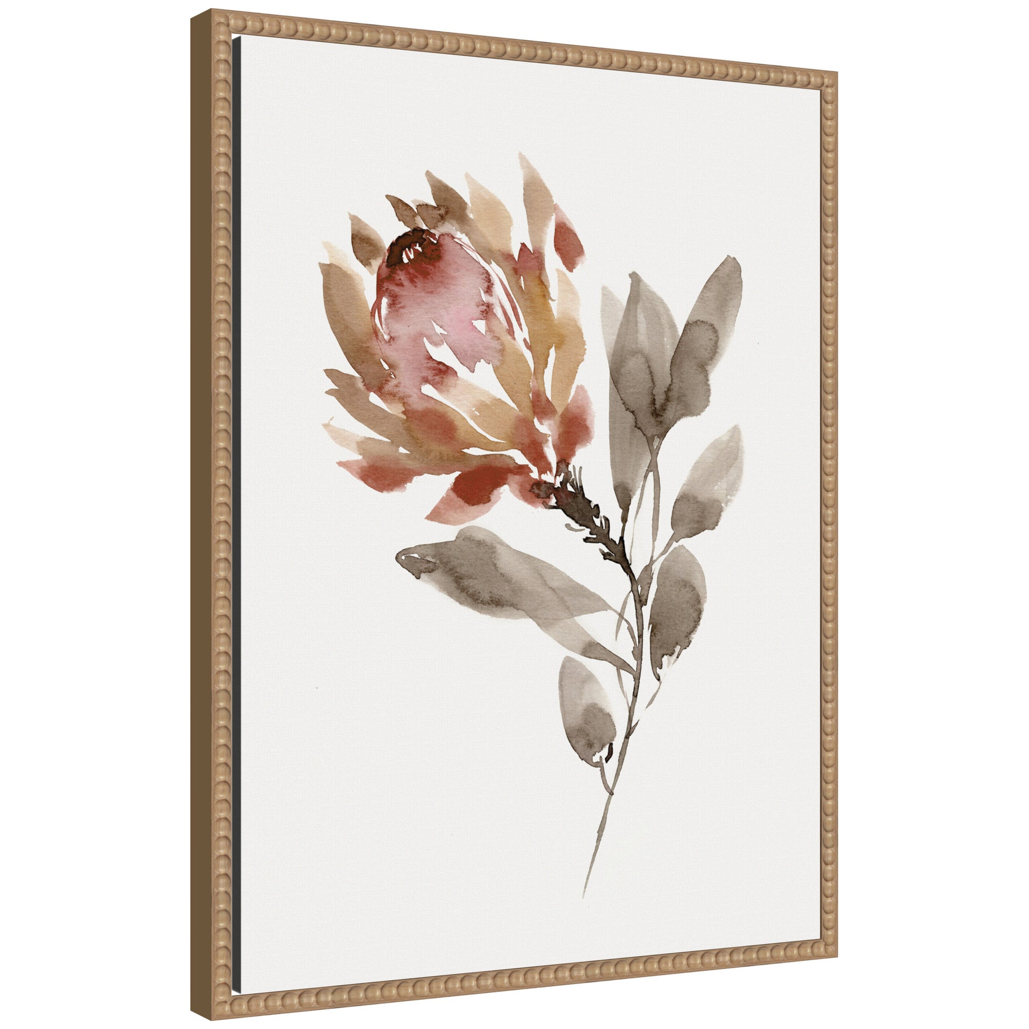 Framed Canvas 18x24 Sylvie Beaded Rustic Natural 1