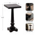 Side Table Black 12x12x25 2