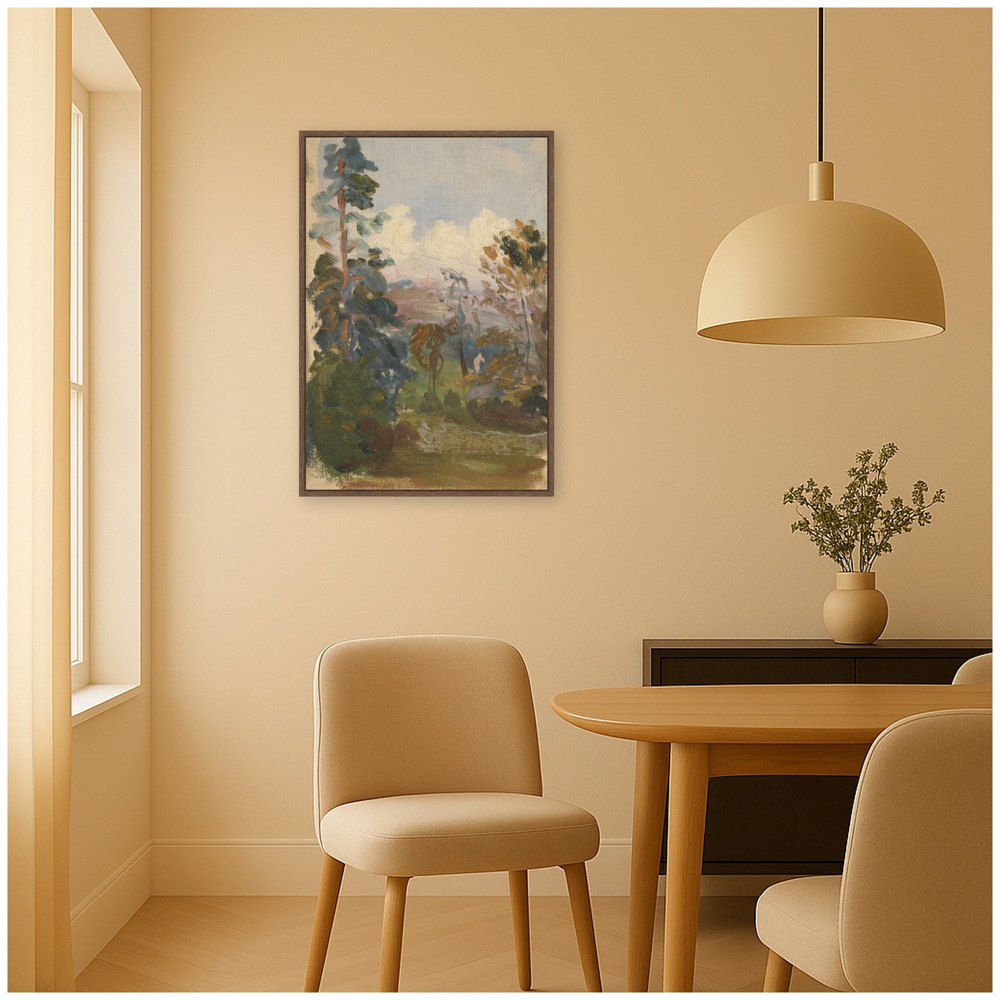 Framed Canvas 23x33 Sylvie Walnut 5