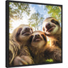Funny Sloth Selfie by The Creative Bunch Studio