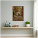 Framed Canvas Sylvie Walnut 18x24 6