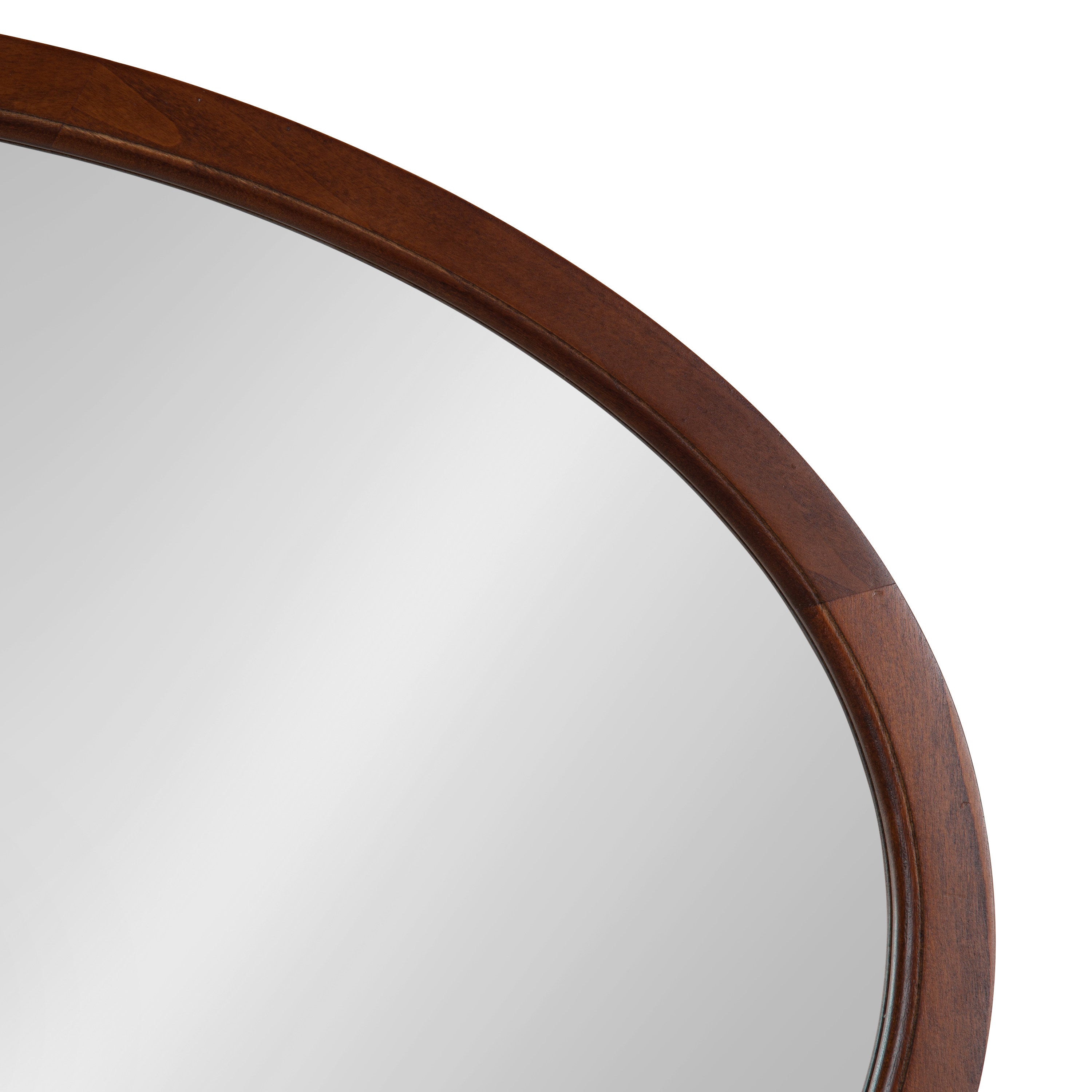 Oval Walnut Brown 24x36 3