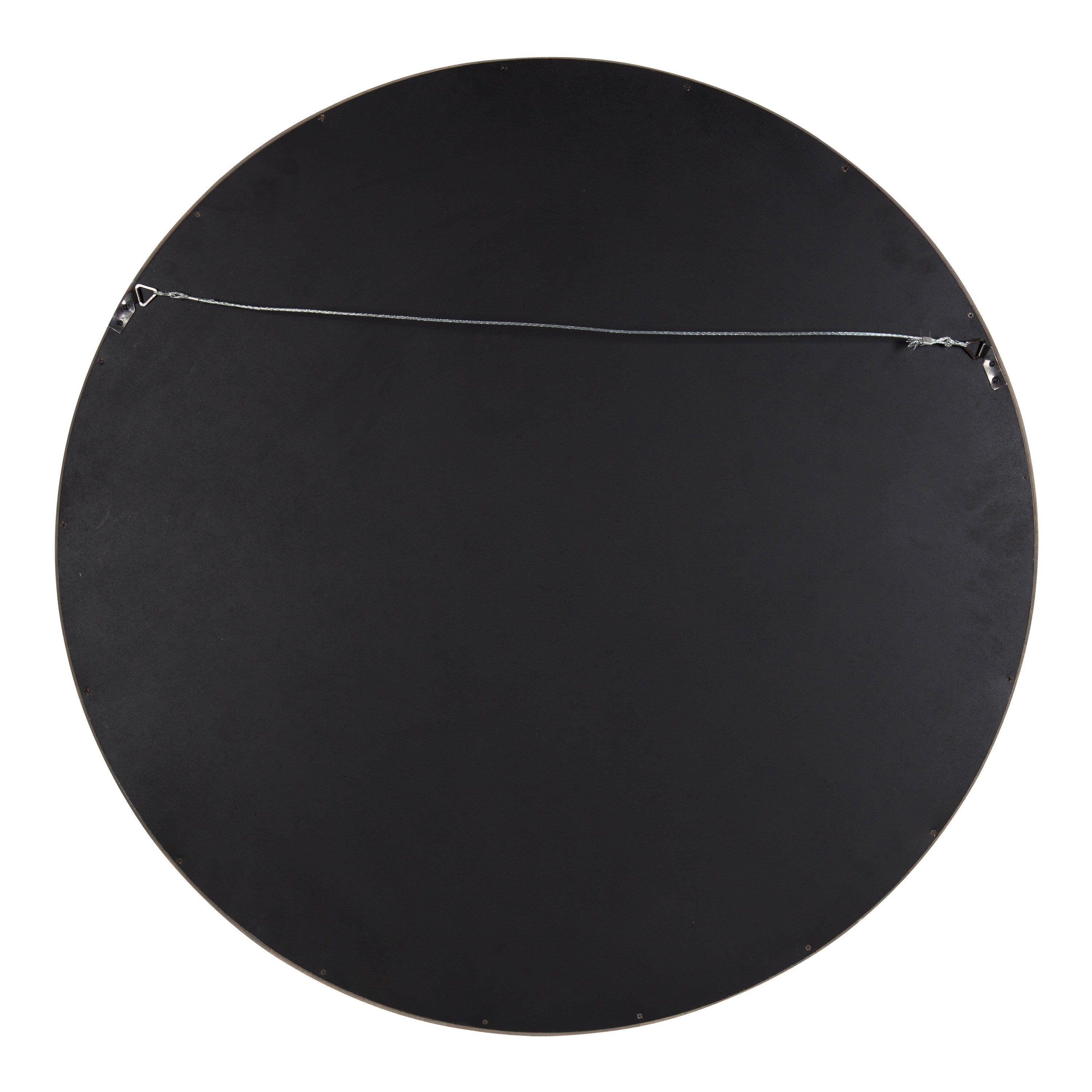 Round Mirror Gray 30" Diameter 4