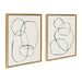 Art Set Sylvie Dark Gold 2 Piece Set 18x24 2