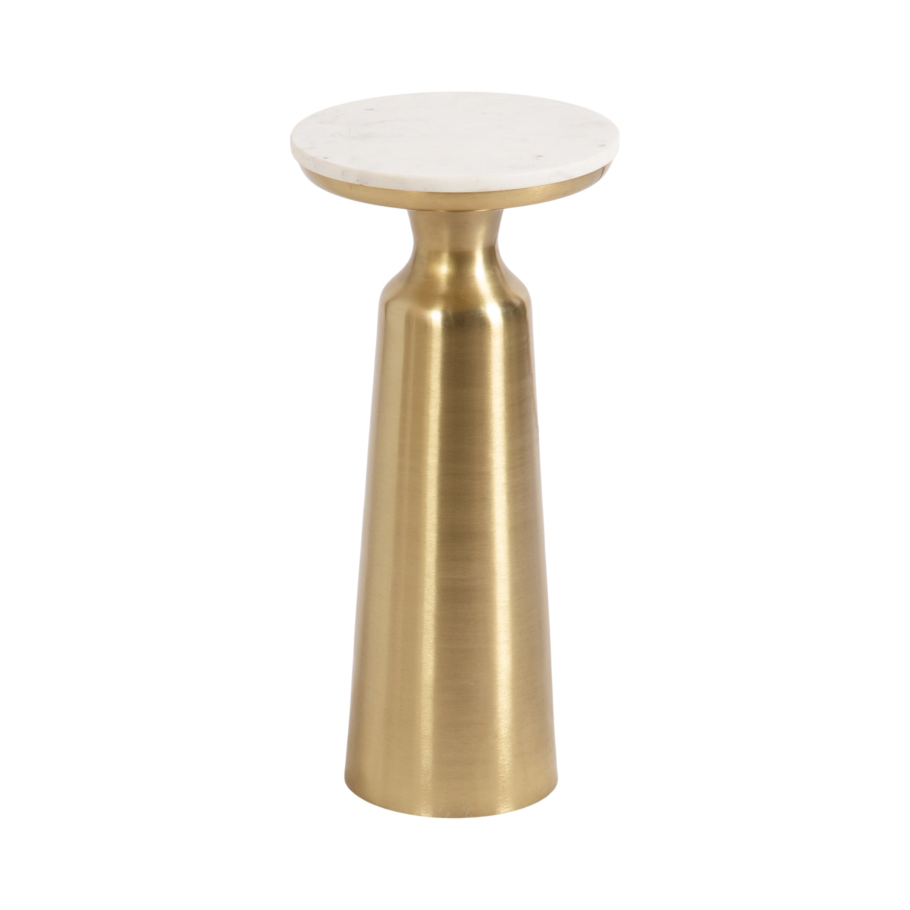 Drink Table White Gold 10x10x22 1