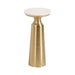 Drink Table White Gold 10x10x22 1