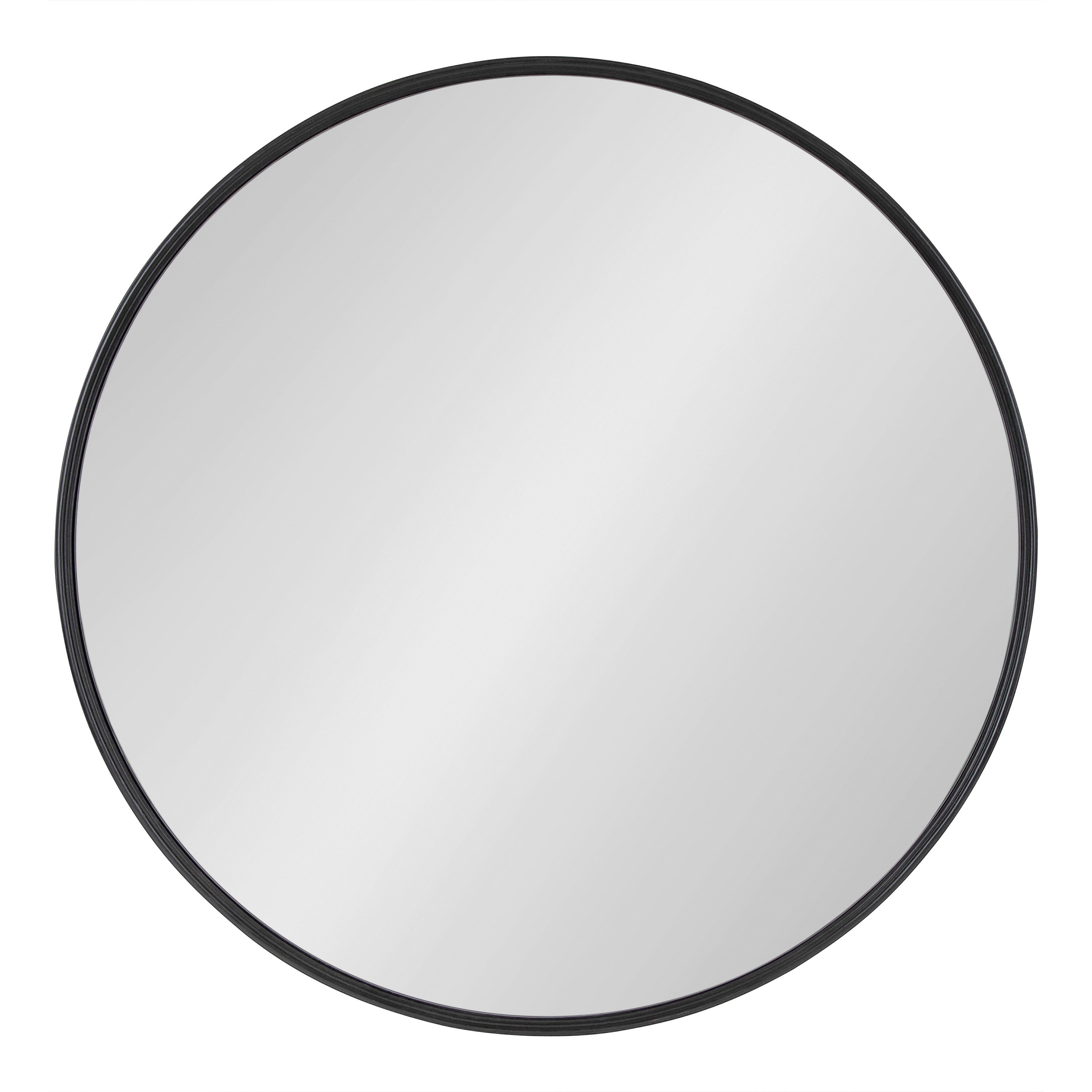 Round Mirror Black 30" Diameter 2