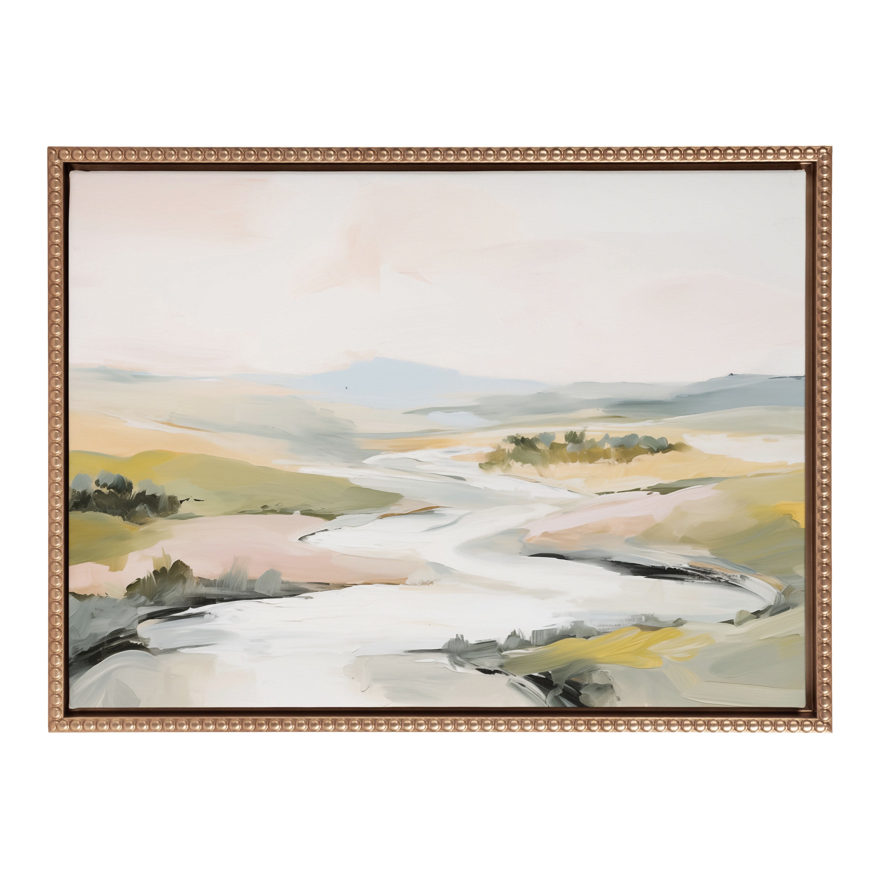 Framed Canvas 18x24 Sylvie Beaded Dark Gold 2