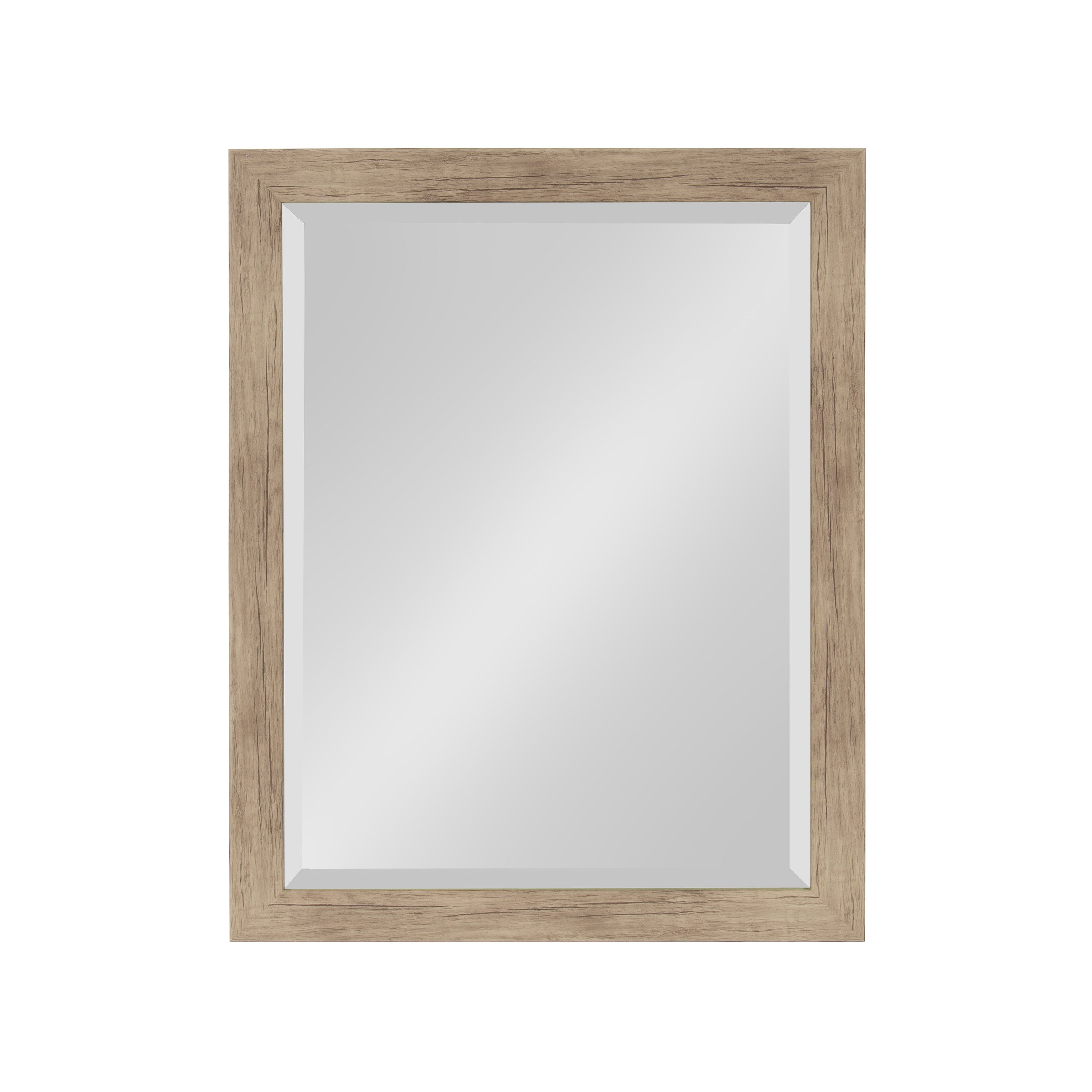 Rectangle Mirror Brown 21x27 5