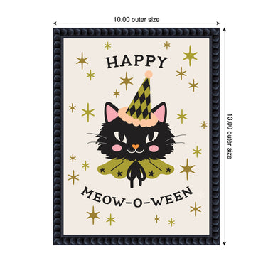 Framed Canvas 10x13 Sylvie Beaded Black 2
