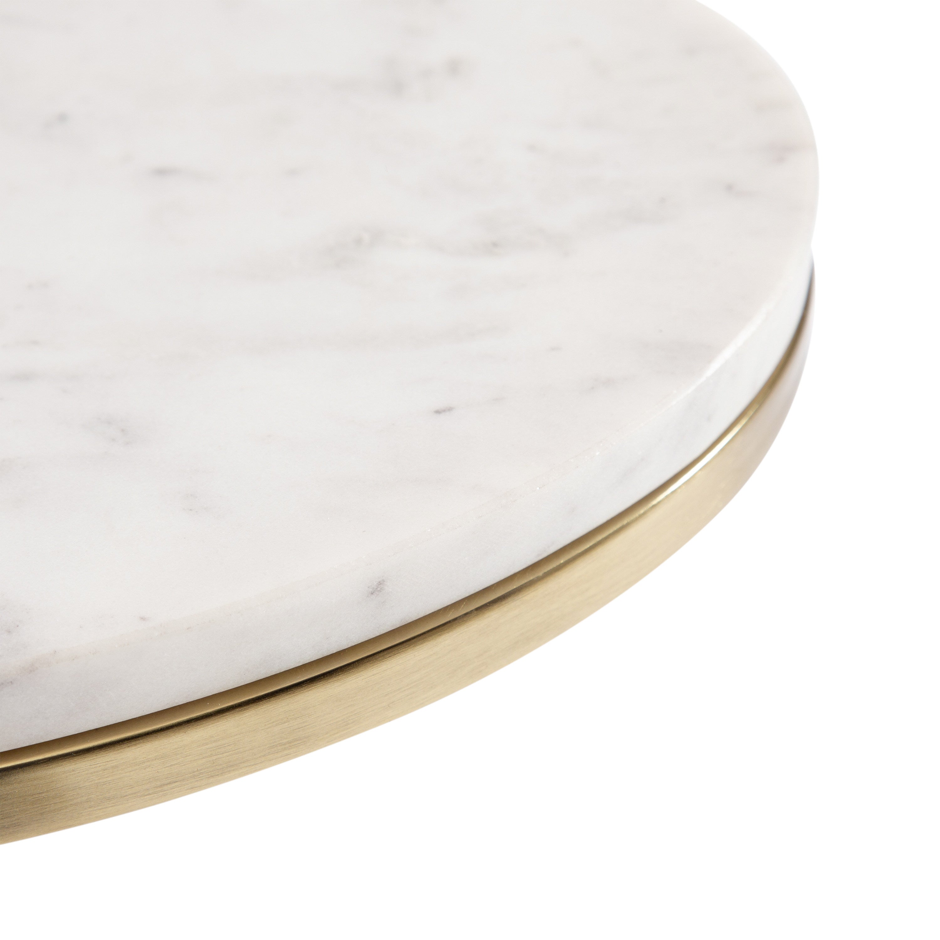 C Table White Gold 14x9x28 3