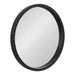 Round Mirror Black 30x30 1