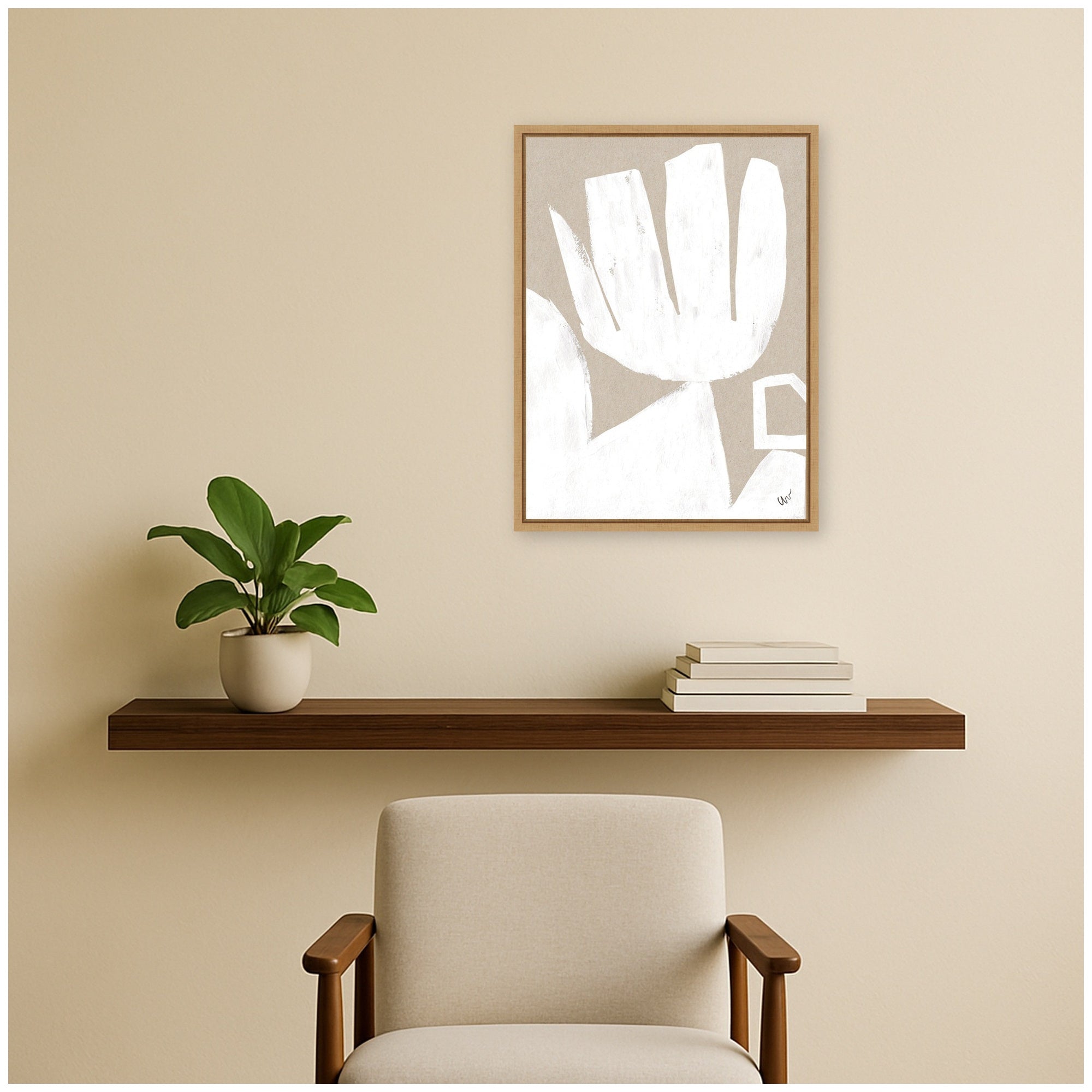 Framed Canvas 18x24 Sylvie Natural 6
