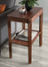 Side Table Walnut Brown 22x14x26 6