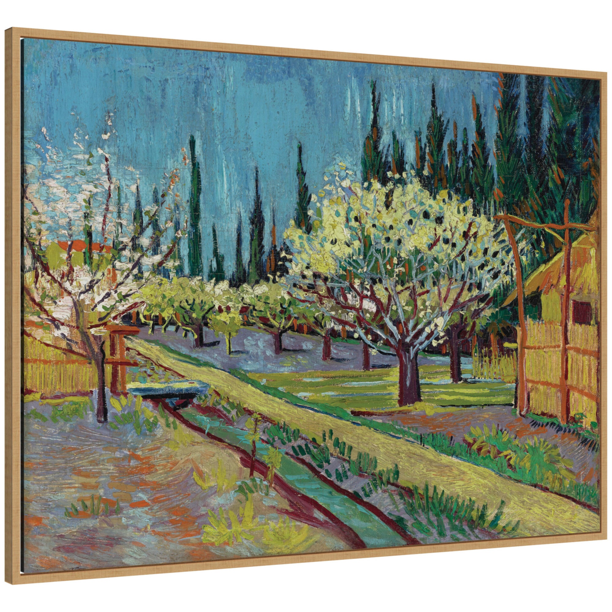 Framed Canvas 42x32 Sylvie Natural 1