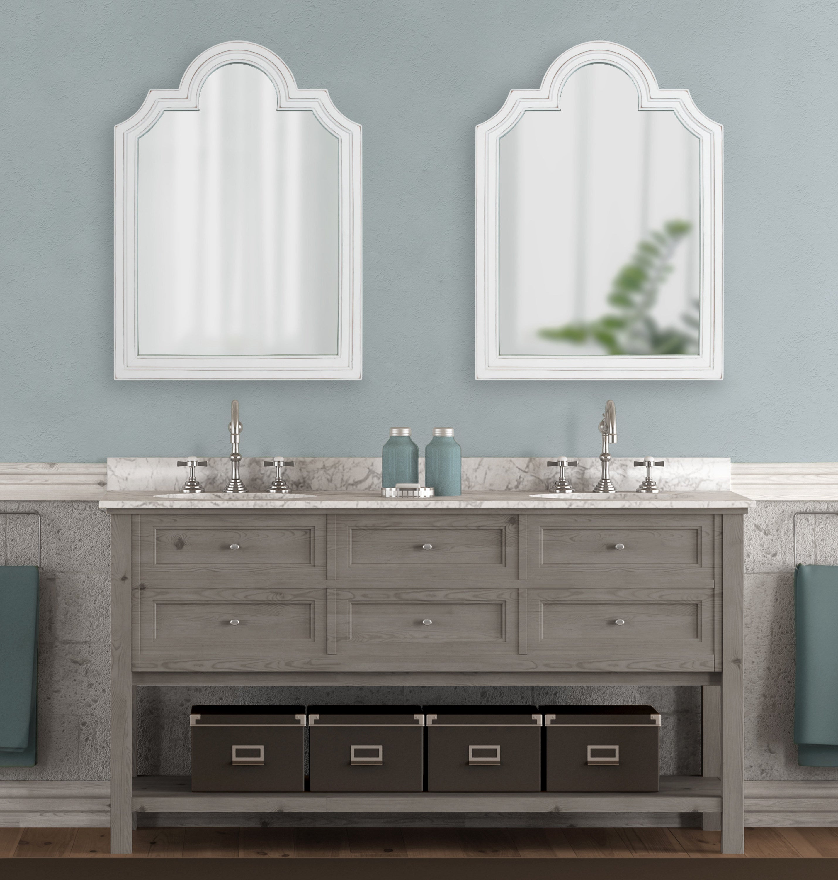 Sindahl Framed Arch Wall Mirror