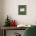 Mounted Canvas Castellan Black 13x16 5