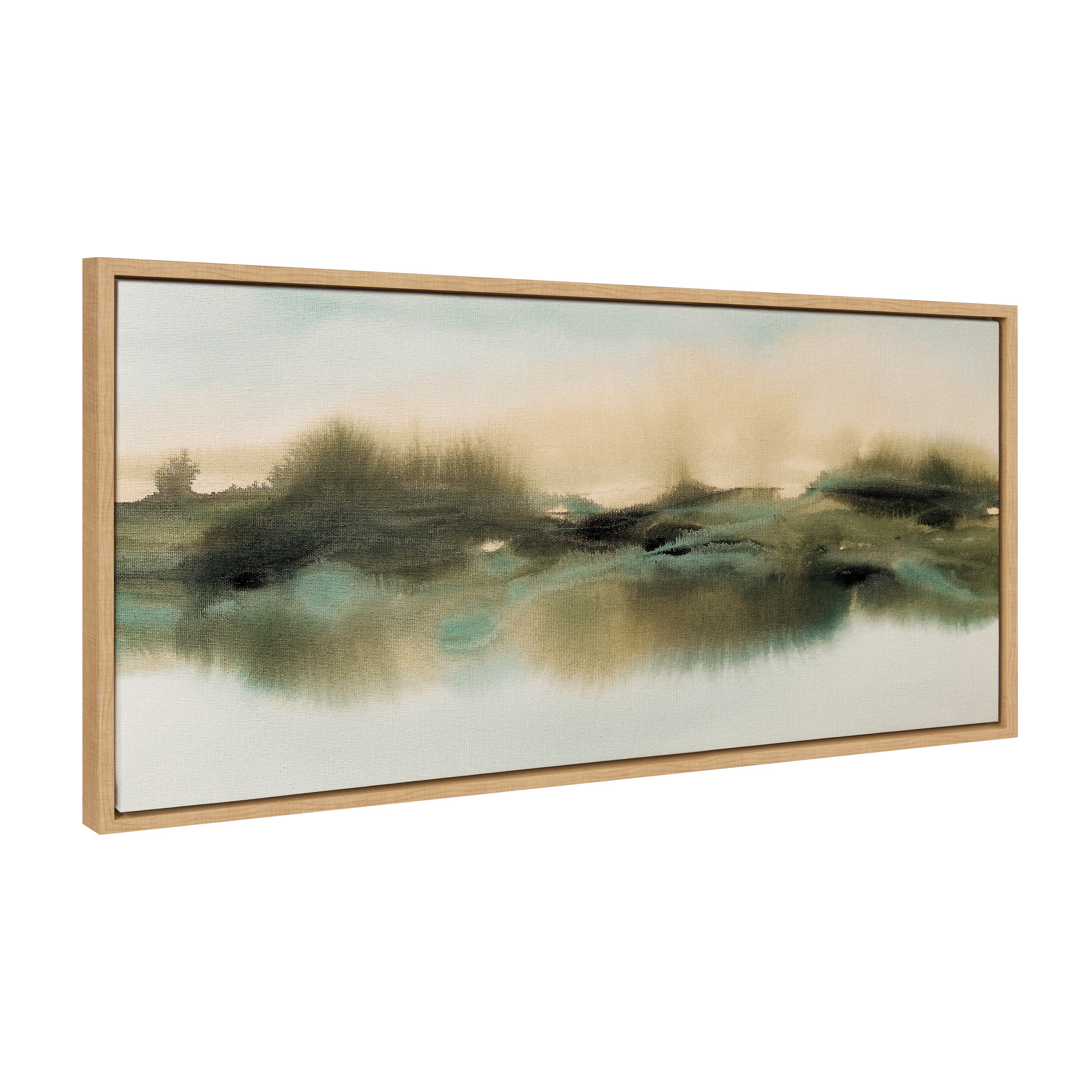 Framed Canvas 18x40 Sylvie Natural 1