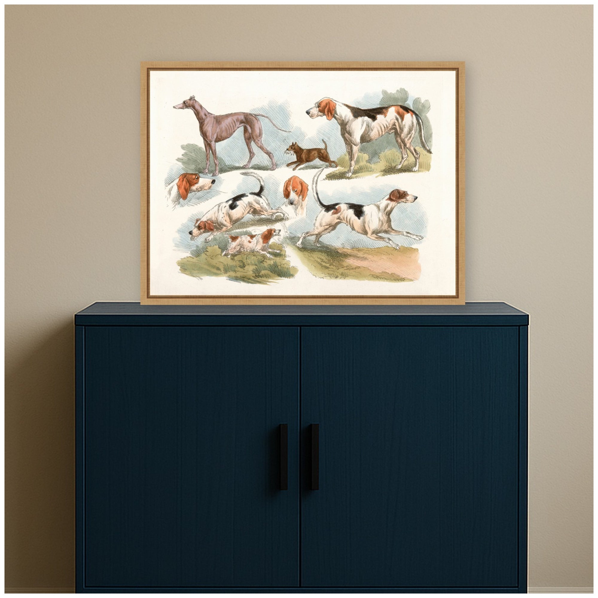 Framed Canvas 24x18 Sylvie Natural 7