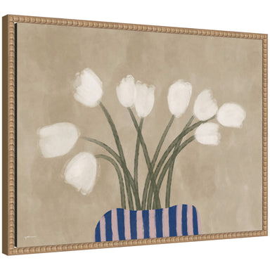 Framed Canvas 24x18 Sylvie Beaded Rustic Natural 1