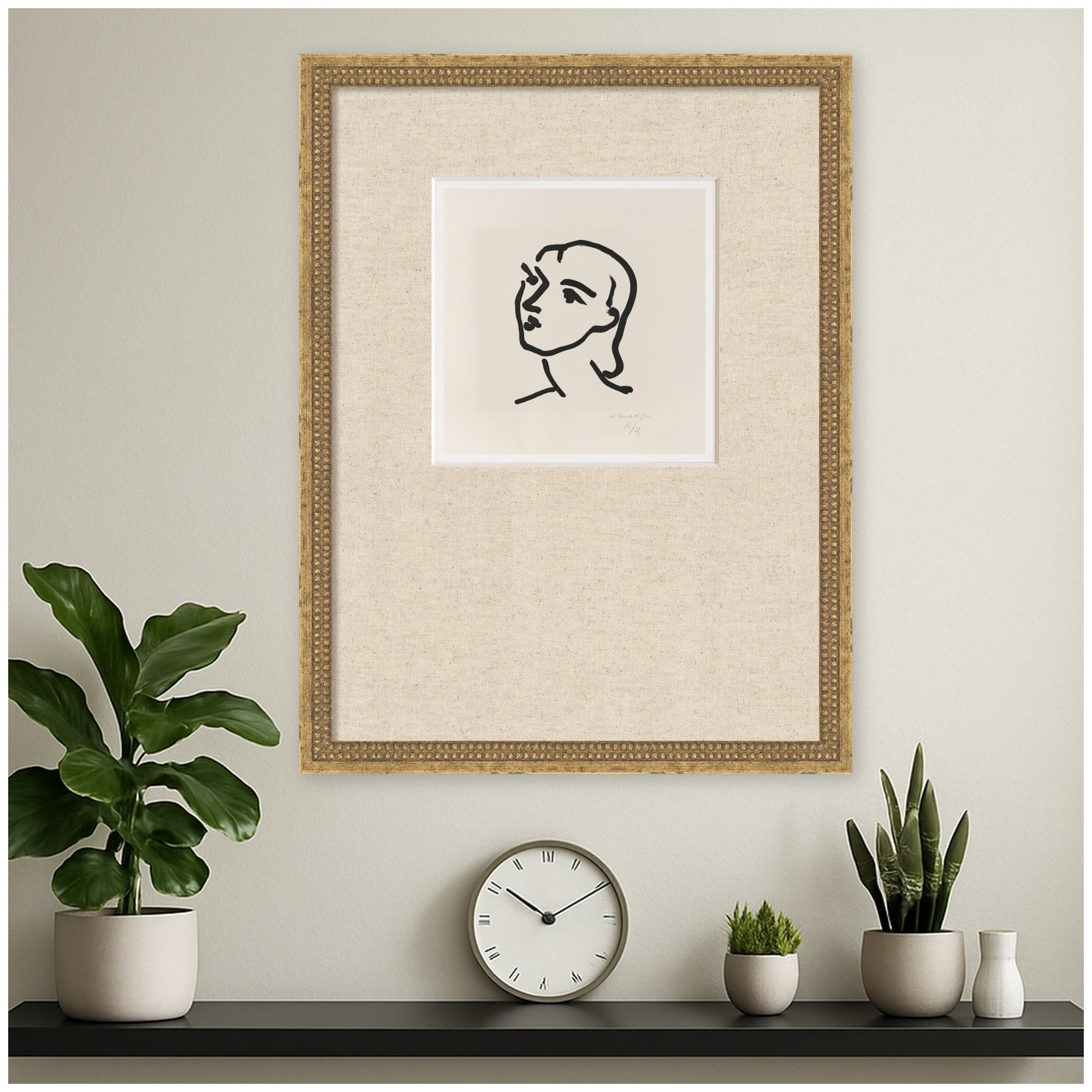 Framed Art 20x26 Castellan Gold 6