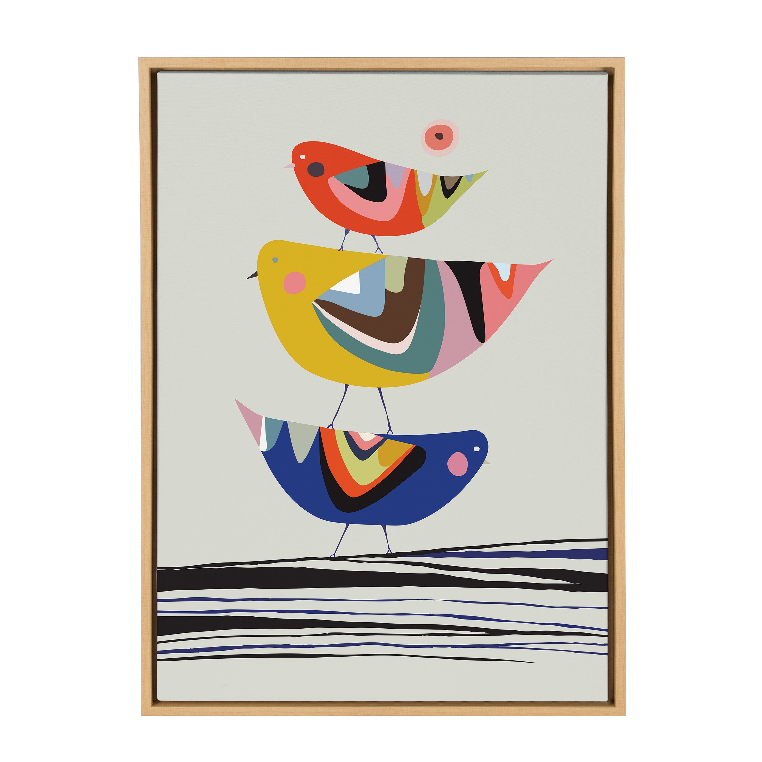 Framed Canvas Sylvie Natural 23x33 1