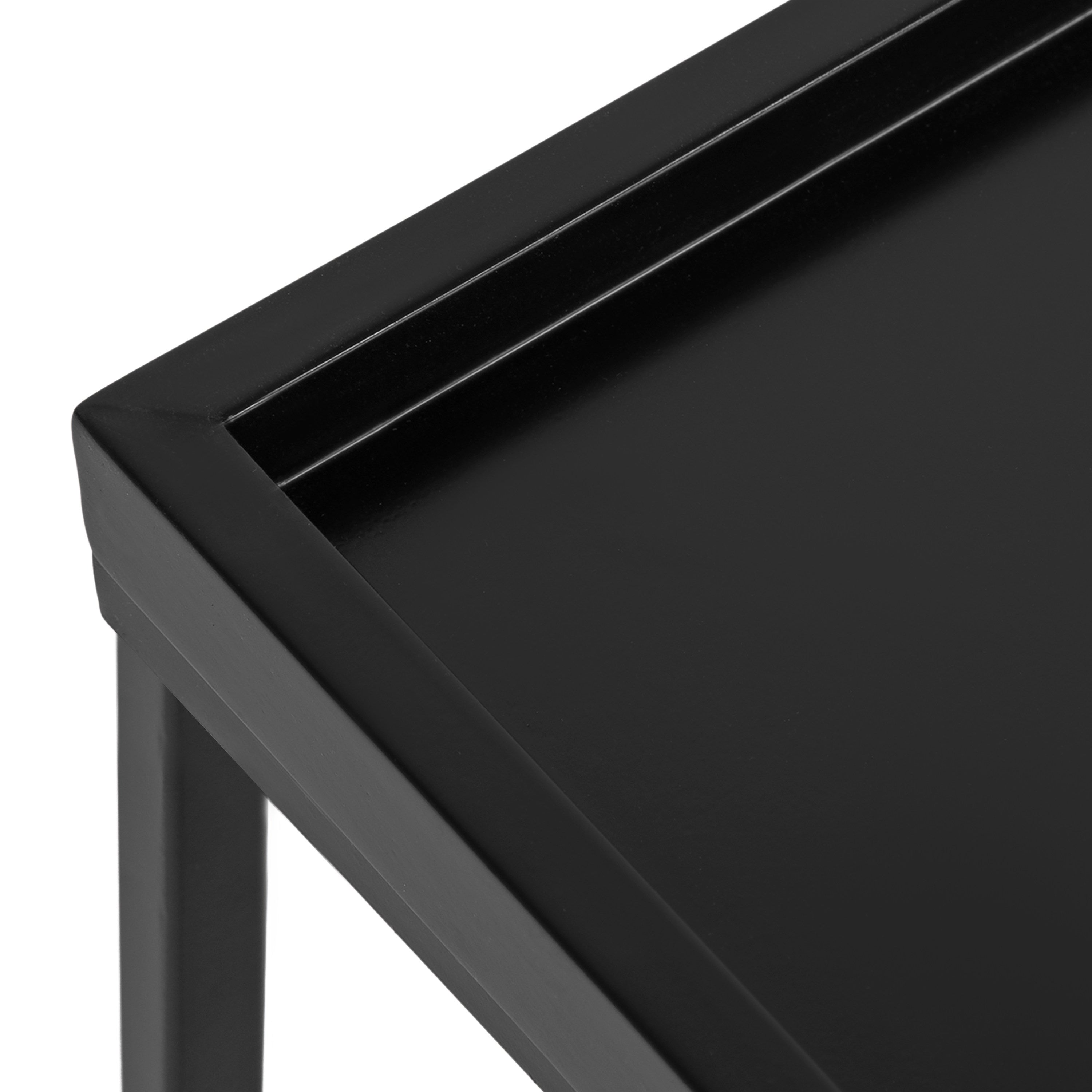 Console Table Black 28x14x30 4