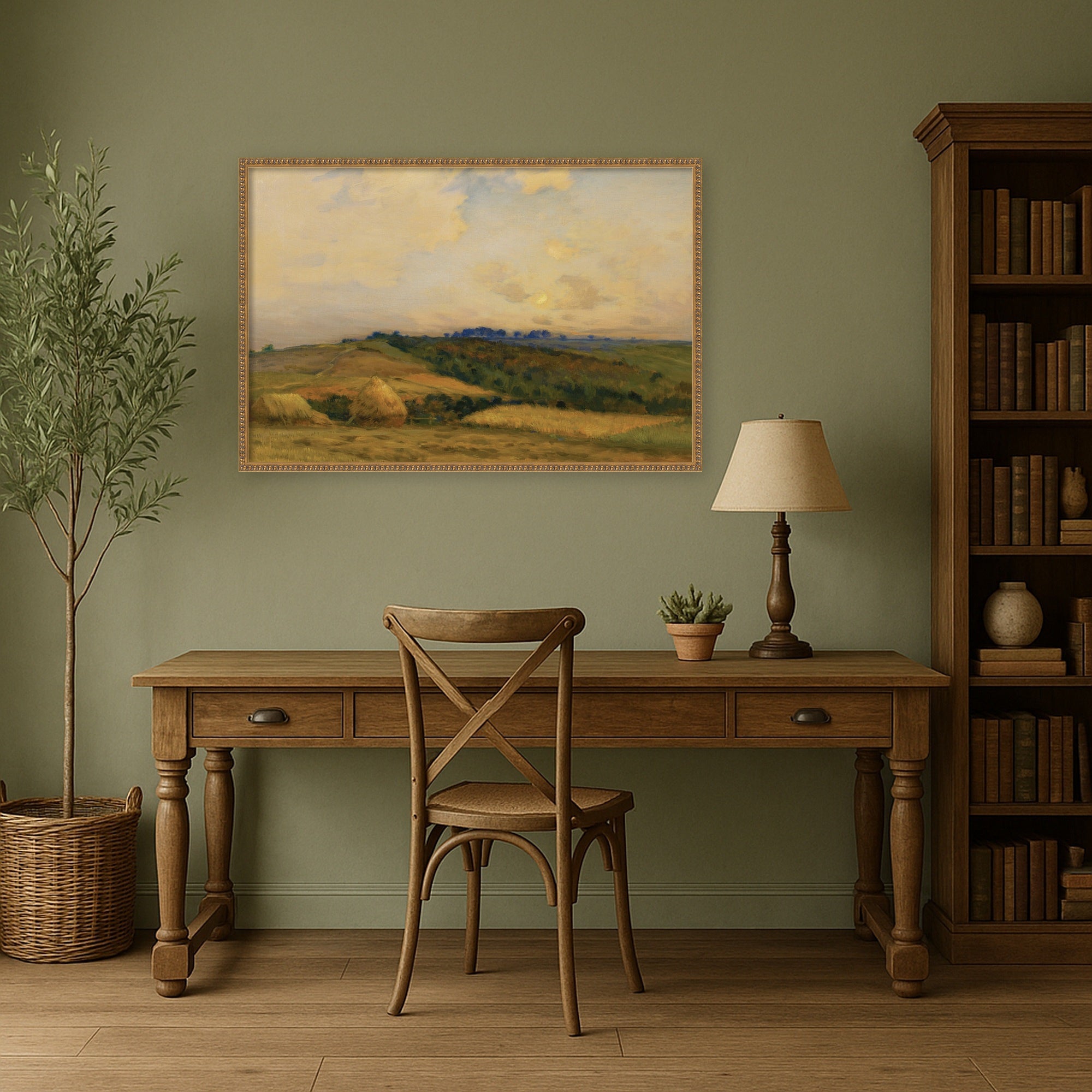 Mounted Canvas 37 x 25 Bradford Bead Gold 6