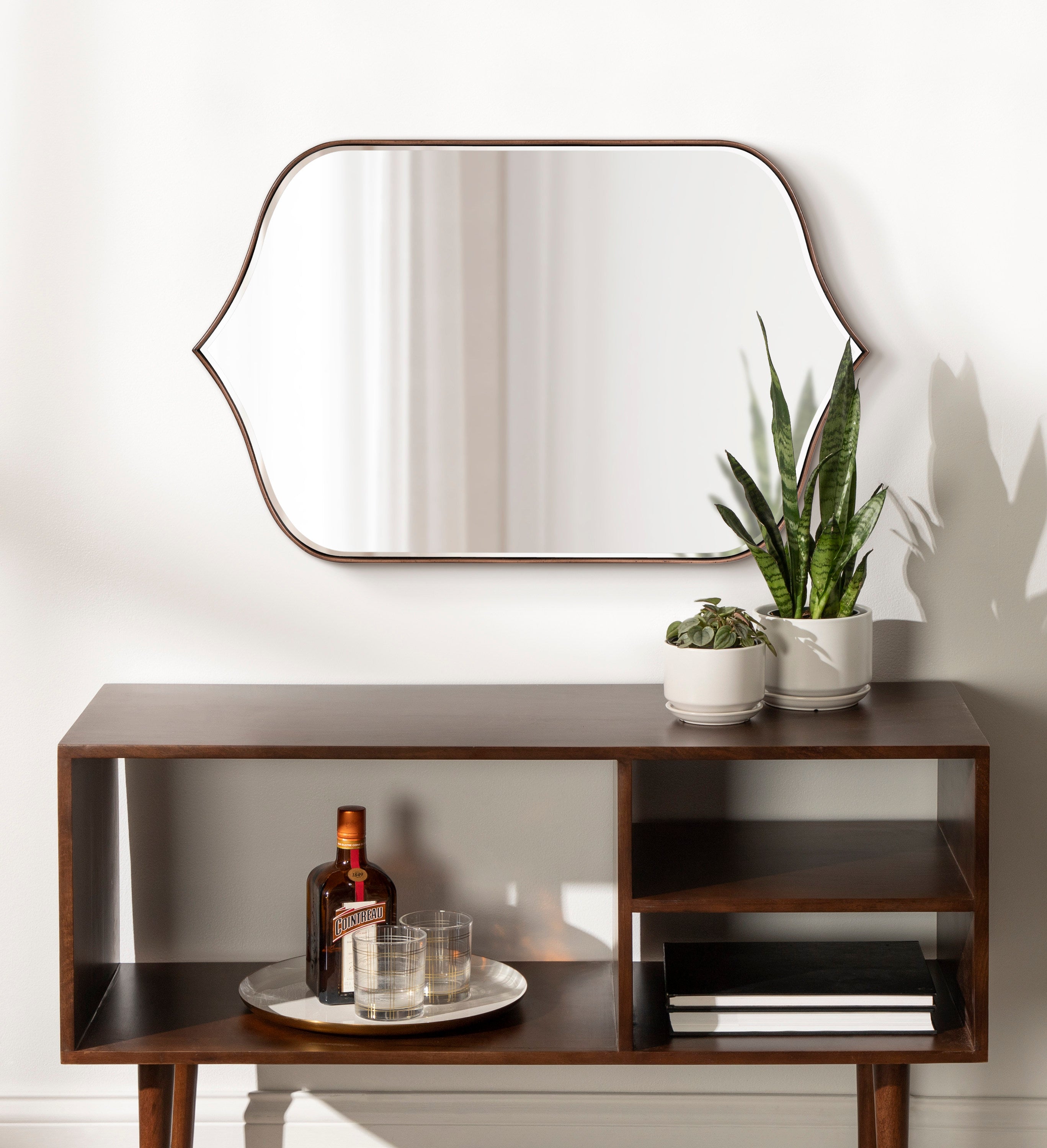 Irregular Mirror Bronze 20x32 6