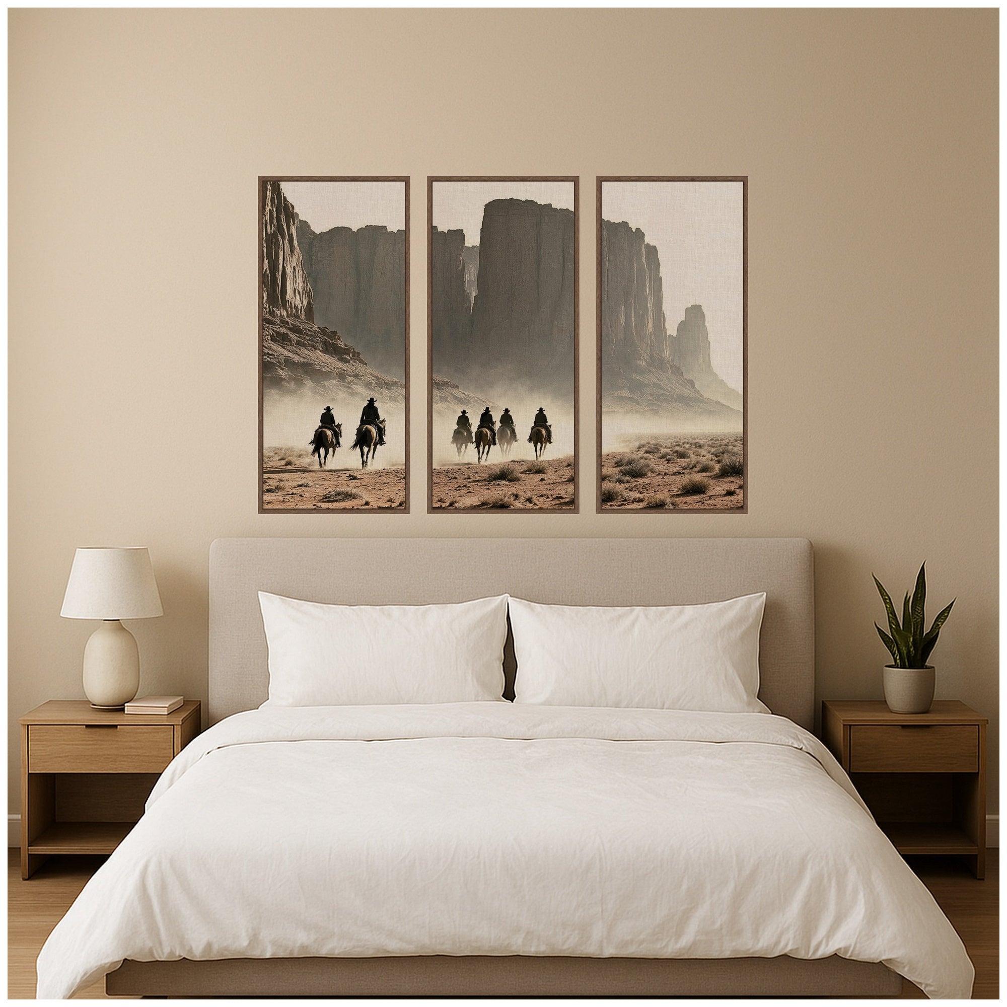 Art Set Sylvie Walnut 3 Piece Set 18x40 6