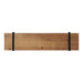 Floating Shelf Rustic Brown Black 2 Pk-28" 5