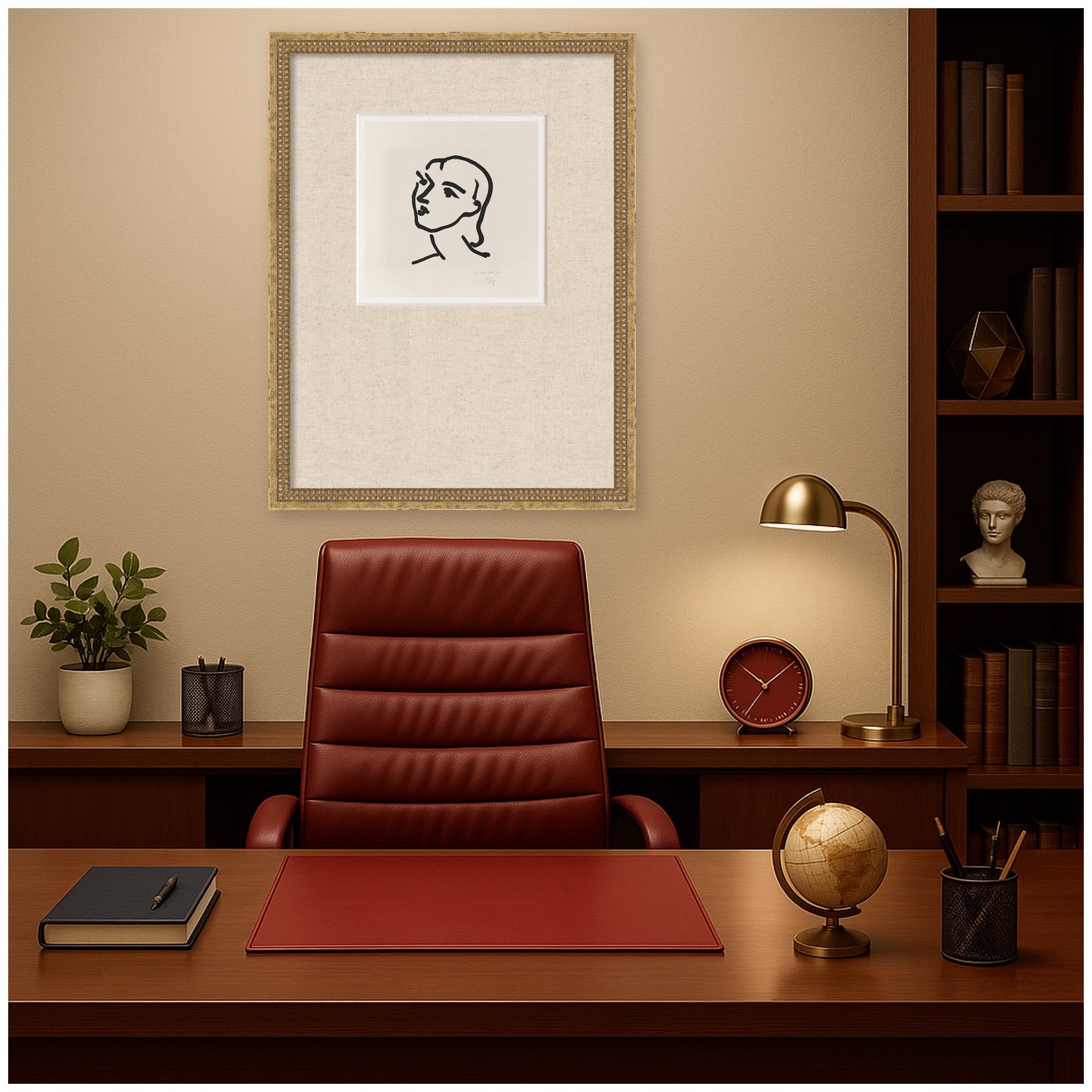 Framed Art 20x26 Castellan Gold 7