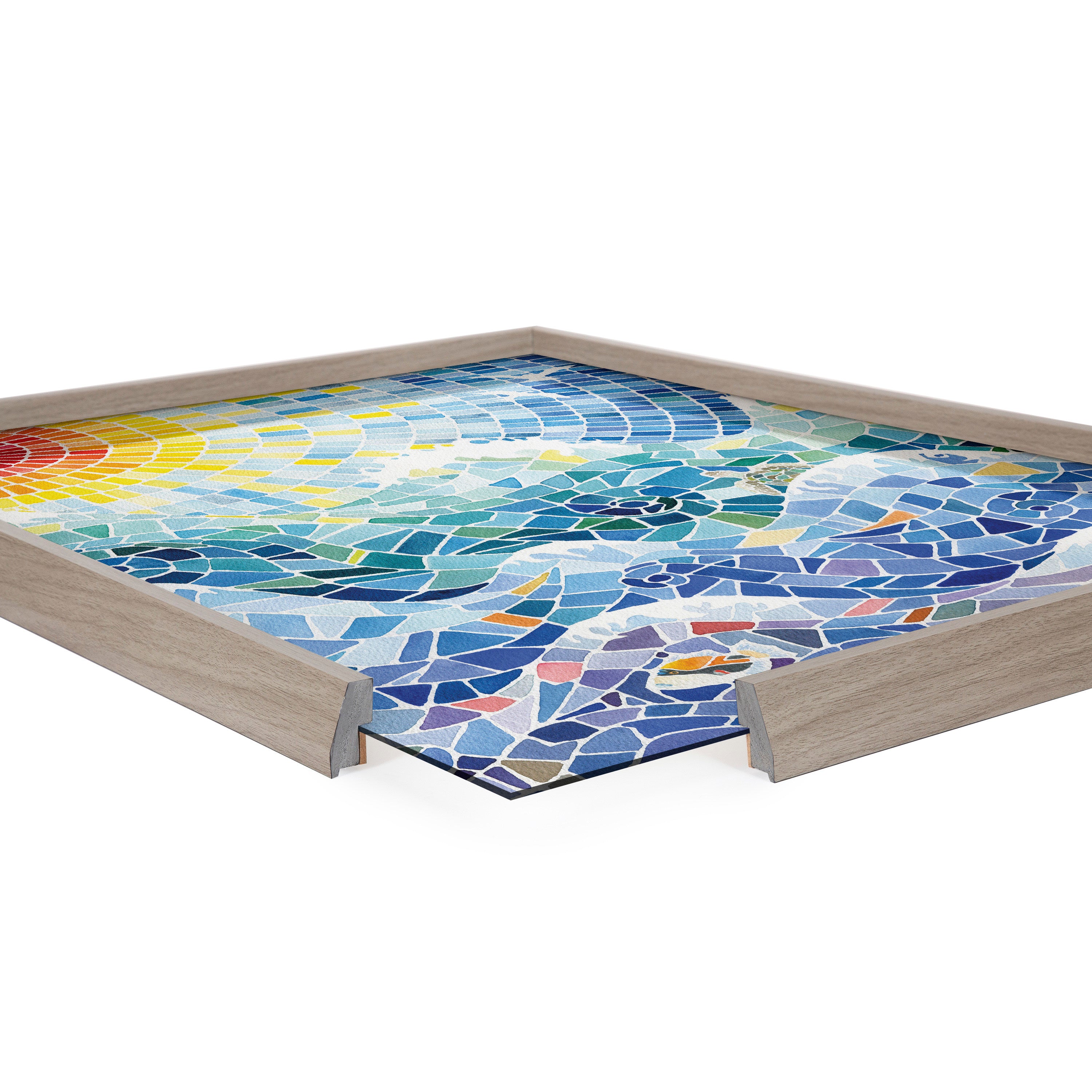 Blake It’s a Beautiful Life Framed Printed Glass by Janet Meinke-Lau