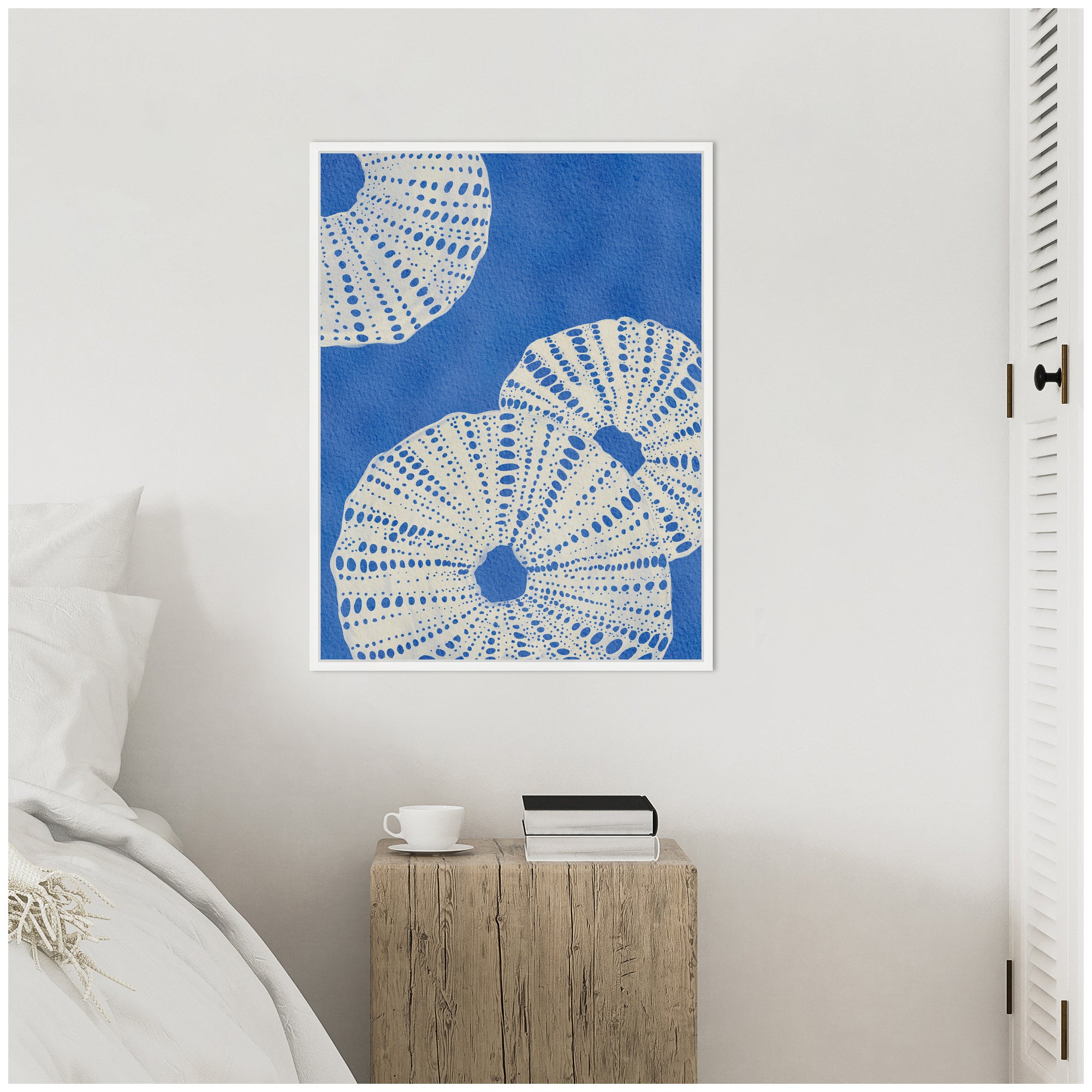 Sylvie Ocean Charms ll Framed Canvas by Nikita Jariwala