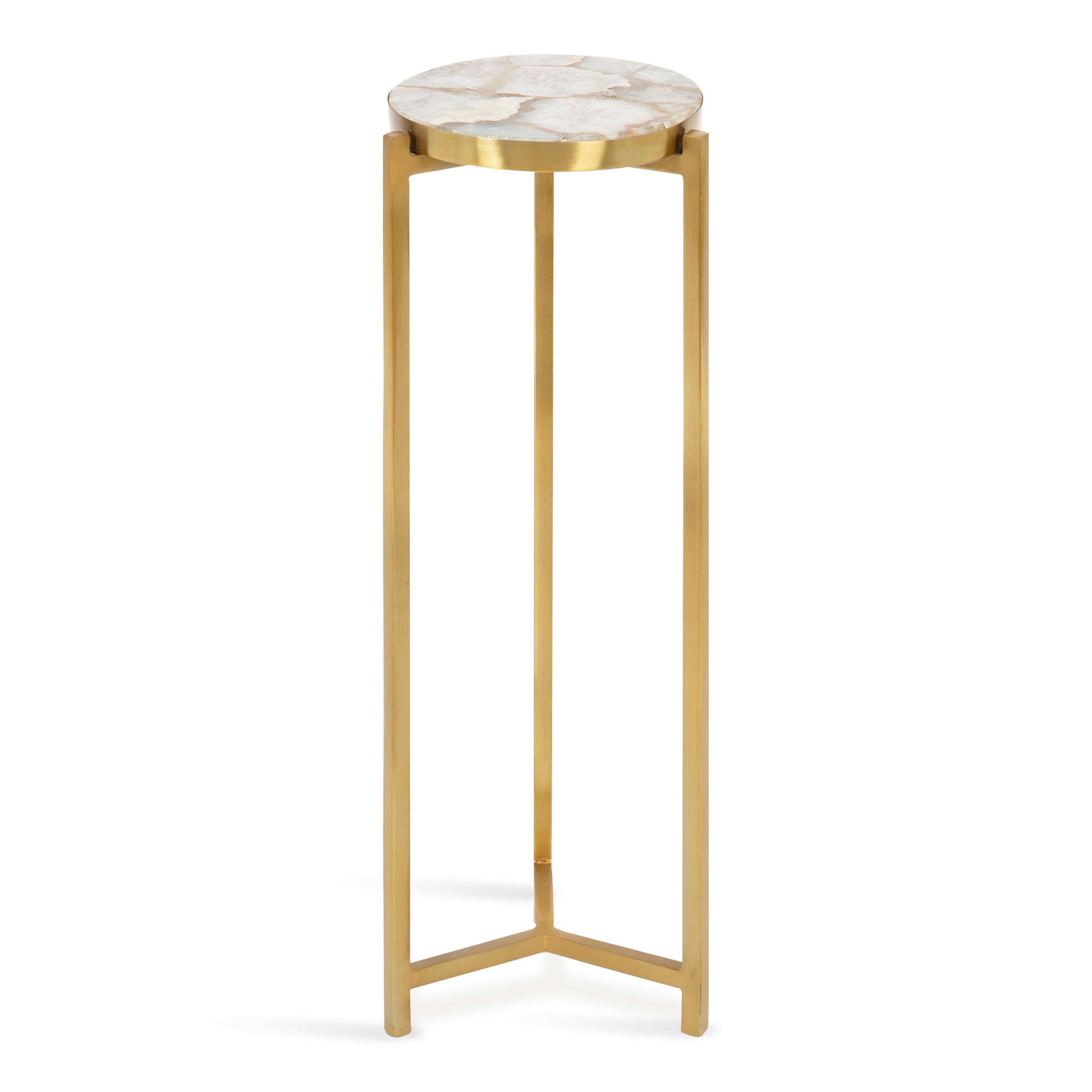 Drink Table Natural Gold 9x9x23 1