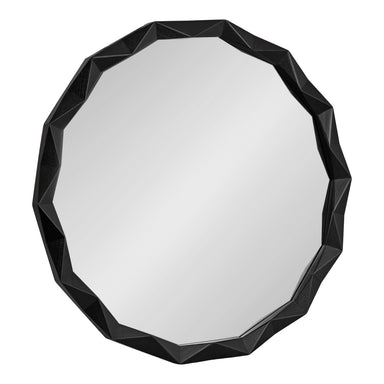 Round Mirror Black 26x26 1
